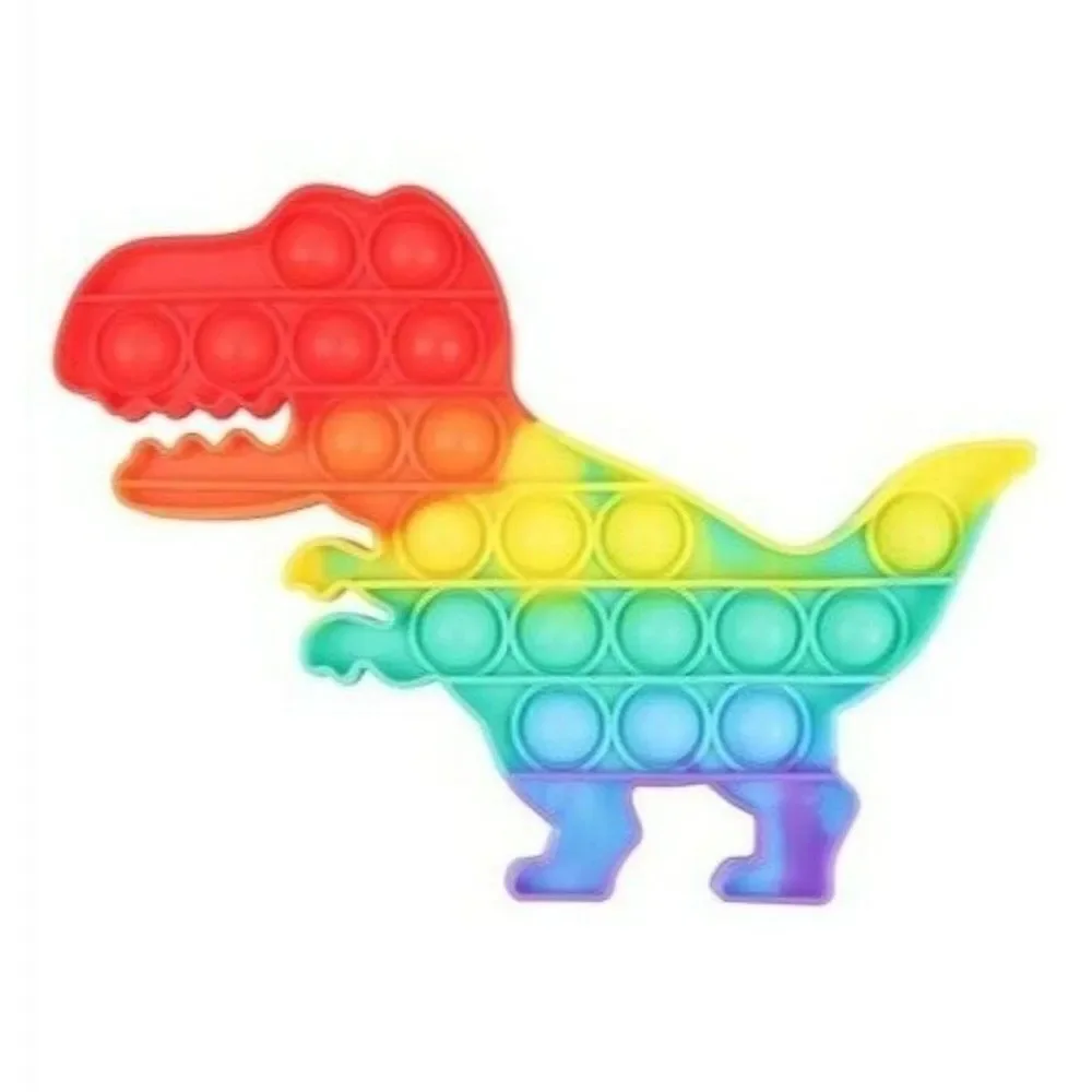 Fidget Toy Giant Mommy & Baby Tyrannosaurus Rex Dinosaur Dino Push Pop Bubble